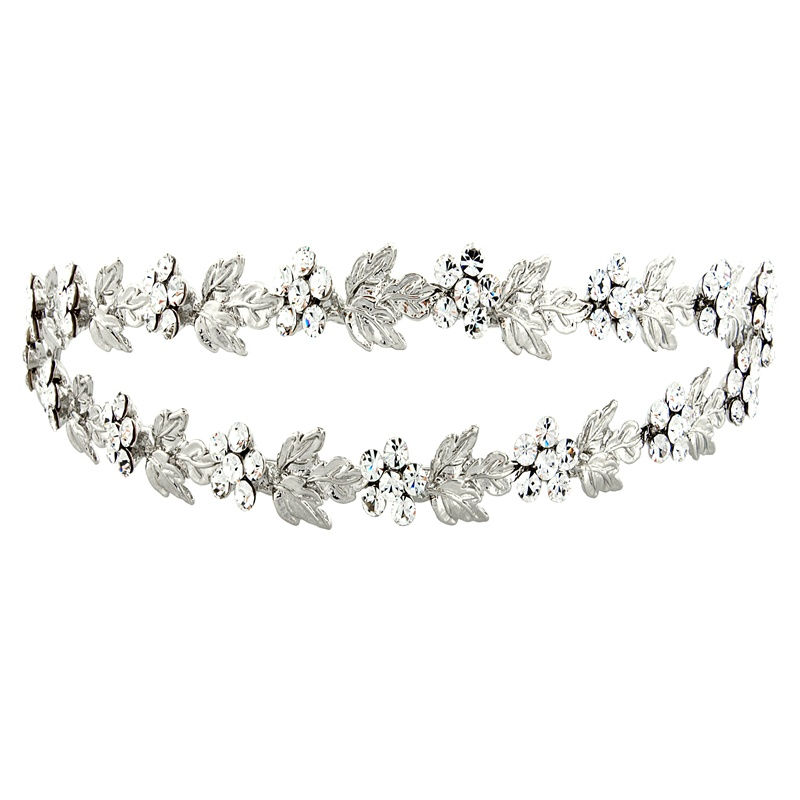 ELITE COLLECTION - Crystal shimmer Headband - Clear (HB245)