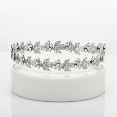 ELITE COLLECTION - Crystal shimmer Headband - Clear (HB245)