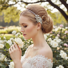 ELITE COLLECTION - Vintage Pearl Headband - Ivory (HB252)