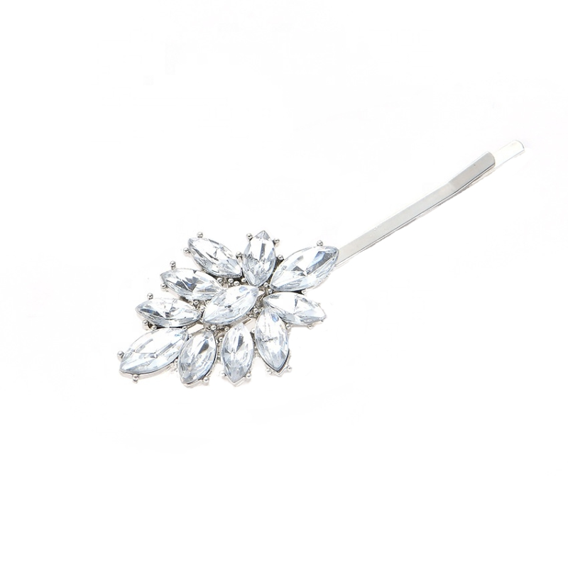ATHENA COLLECTION - CHIC HAIR CLIP - CLIP 742 (SILVER)