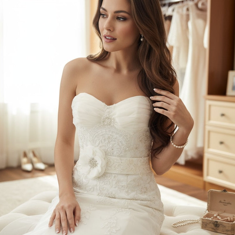 Lillie Bridal Sash  - (Sash 4)