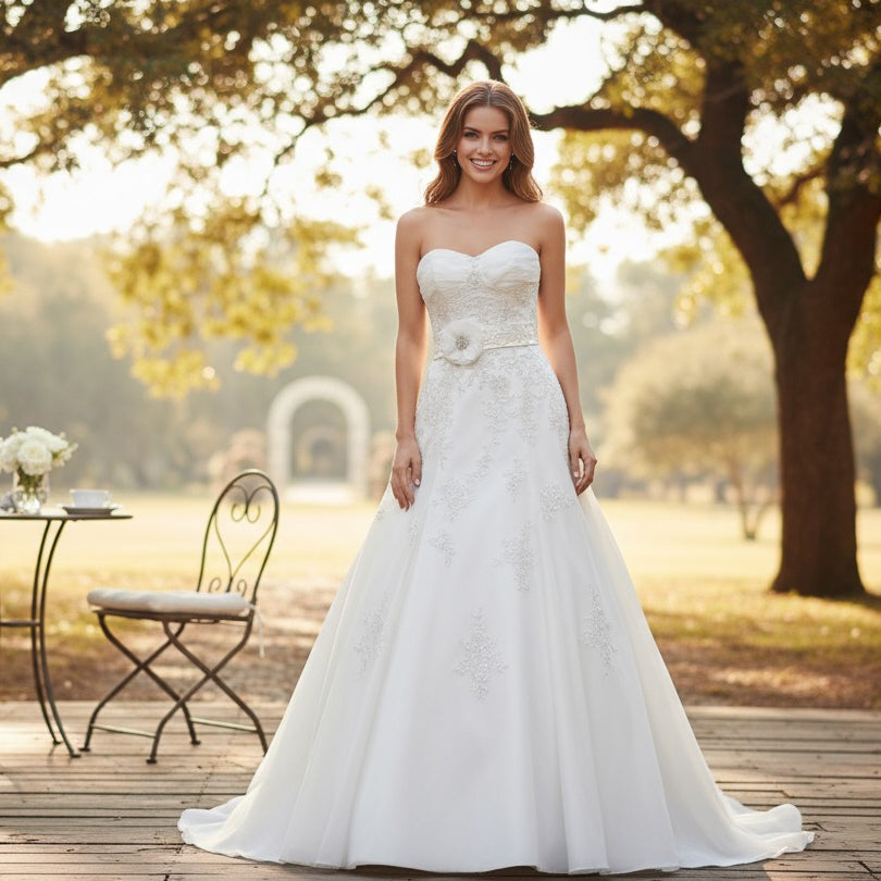Lillie Bridal Sash  - (Sash 4)
