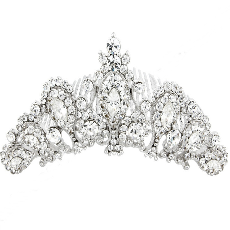 PRECIOUS CRYSTAL TIARA COMB - CLEAR (S-TIARA 1)