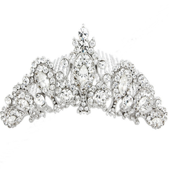 PRECIOUS CRYSTAL TIARA COMB - CLEAR (S-TIARA 1)