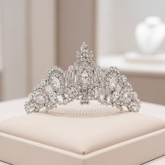PRECIOUS CRYSTAL TIARA COMB - CLEAR (S-TIARA 1)