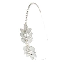 ATHENA COLLECTION -CHIC HEADBAND - HB209 SILVER