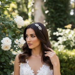 ATHENA COLLECTION -CHIC HEADBAND - HB209 SILVER