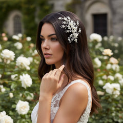 Darcey Wedding Headband - SASSB-HDB13