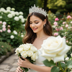 ATHENA COLLECTION - STARLET TIARA - AHB213 SILVER