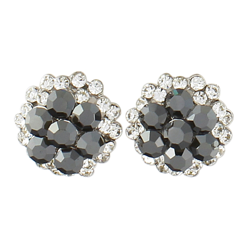 Sophie Swarovski Crystal Earrings - ER468 Black Diamond
