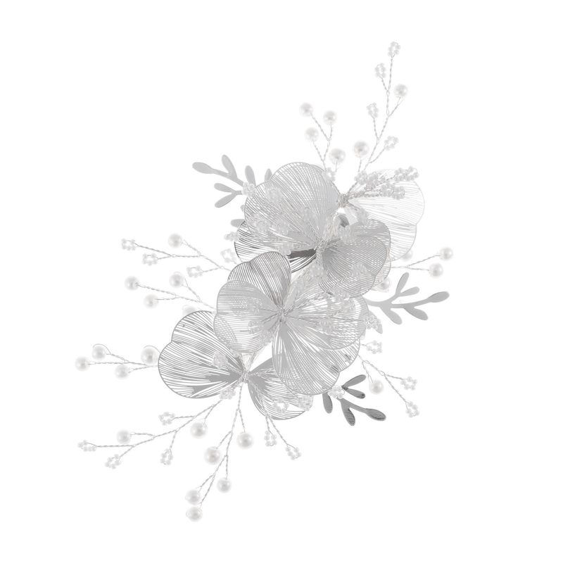 ATHENA COLLECTION - GLITZY GLAM HEADPIECE - HC303 SILVER