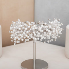 ATHENA COLLECTION - BEJEWELLED HEADBAND - AHB216 SILVER