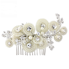 AMELIA LUXE PEARL HAIR COMB - (HC8) SASSB