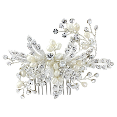OPHELIA CRYSTAL HAIR COMB - (HC10) SASSB