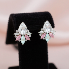 CUBIC ZIRCONIA COLLECTION - CHIC EARRING COLLECTION - PASTELS