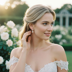 Cubic Zirconia Collection - Vintage Chic Earrings - (ER300)