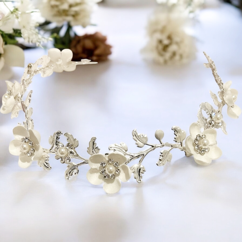 ATHENA COLLECTION - DAINTY DAISY HAIR VINE - HP216