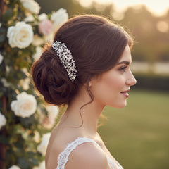ELITE COLLECTION - Crystal Luxe Hair Comb - HC200
