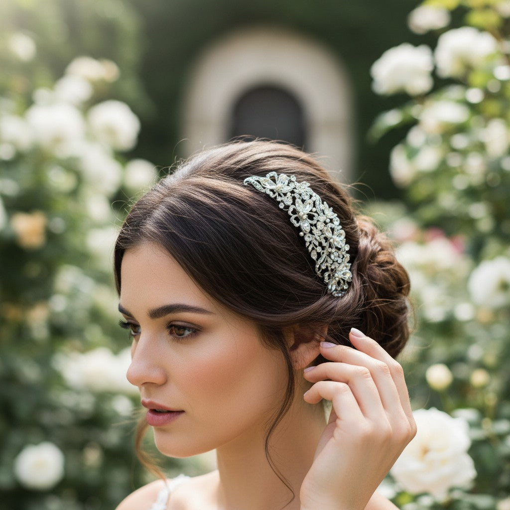 ELITE COLLECTION - Crystal Luxe Hair Comb - HC200
