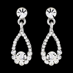 Swarovski & CZ Collection - Crystal Gem Earrings - S-ER36