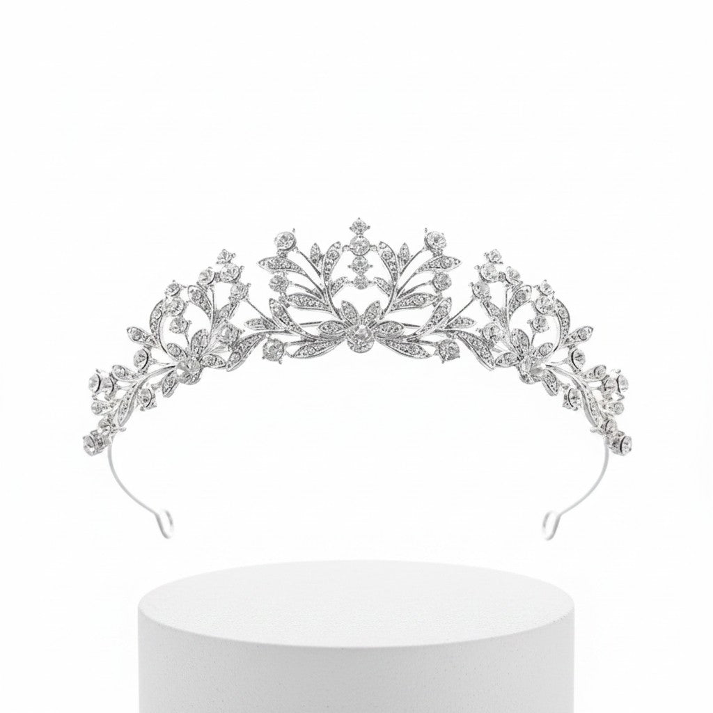 ATHENA COLLECTION - CHIC CRYSTAL TIARA - AHB25