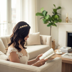 SASSB COLLECTION -ESTELLE - Chic Headband - Gold (HDB19) SASSB