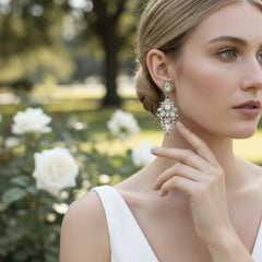 ATHENA COLLECTION - VINTAGE LUXE EARRINGS - CZER892 GOLD