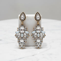 ATHENA COLLECTION - VINTAGE LUXE EARRINGS - CZER892 GOLD