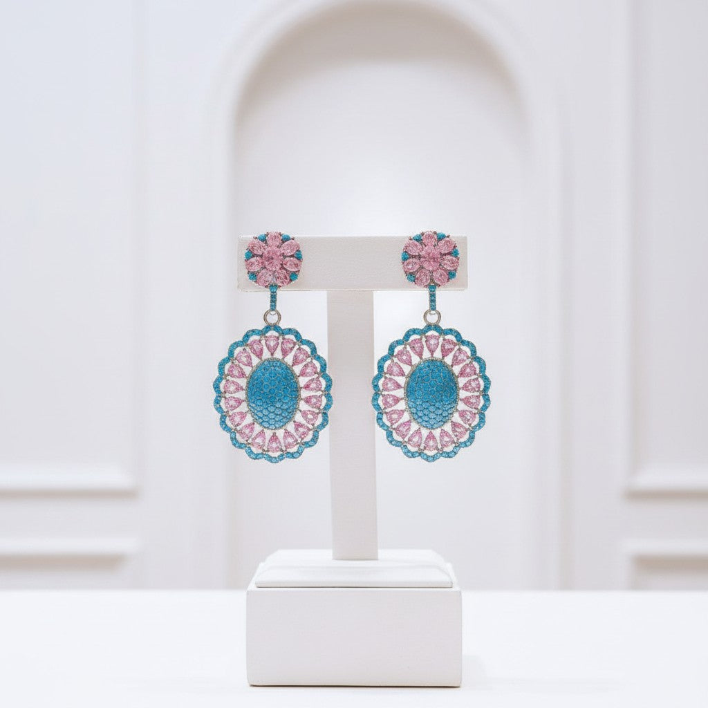 CUBIC ZIRCONIA COLLECTION - DIVA DIVINE EARRINGS - CZER908
