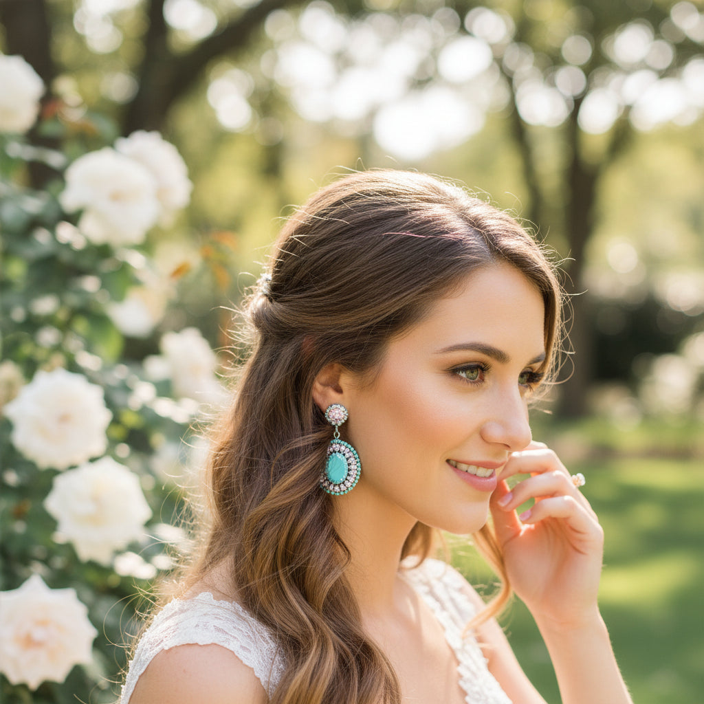 CUBIC ZIRCONIA COLLECTION - DIVA DIVINE EARRINGS - CZER908