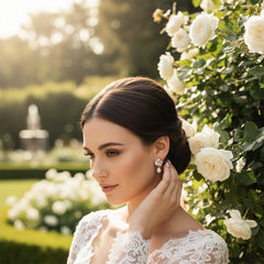 Cubic Zirconia Collection - Bejewelled Earrings - ER312