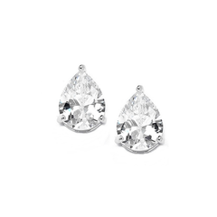 Cubic Zirconia Collection - Classic Stud Earrings - ER315
