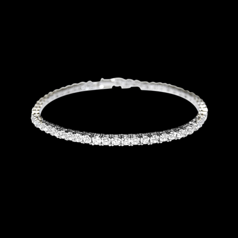 Cubic Zirconia Collection - Simply Chic Tennis Bracelet - BRA2
