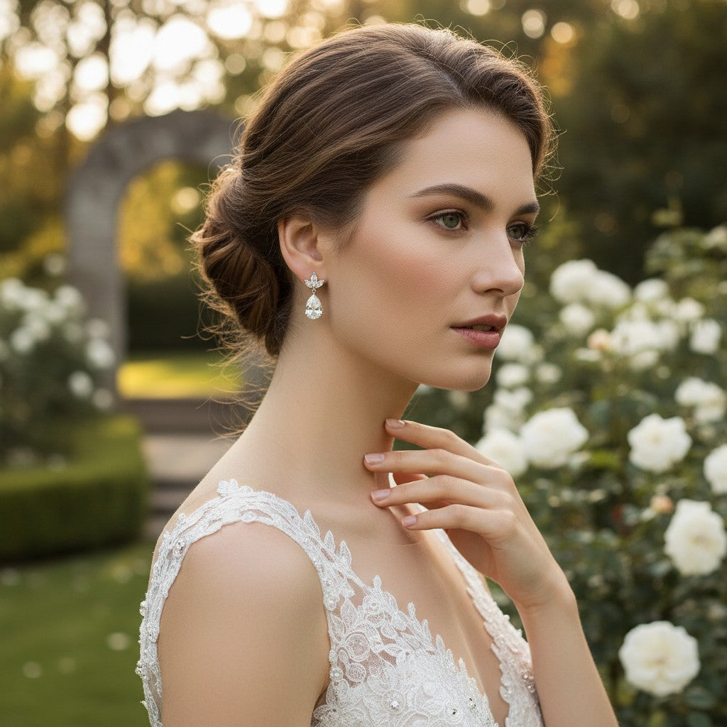 Cubic Zirconia Collection - Pretty Chic Earrings - ER322