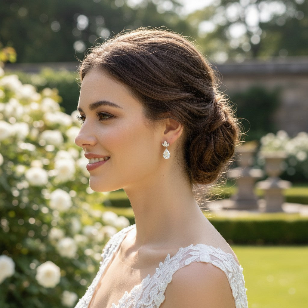 Cubic Zirconia Collection - Pretty Chic Earrings - ER322