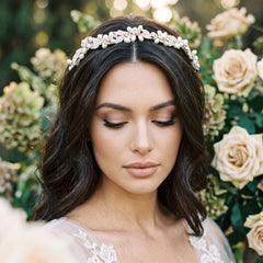 Pearlie - Chic Freshwater Pearl Vine Headband -  HDB21 - SASSB