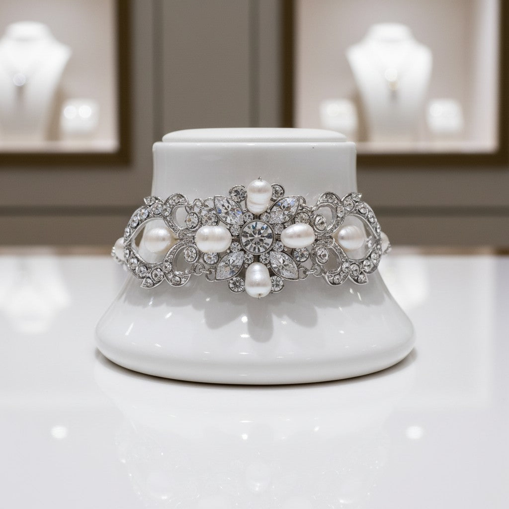 Starlet Glam Freshwater Pearl Bracelet - SASSB - BR4