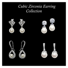 Cubic Zirconia Earring Collection