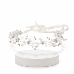 ATHENA COLLECTION - LUSH CRYSTAL HAIR VINE- HP191 SILVER