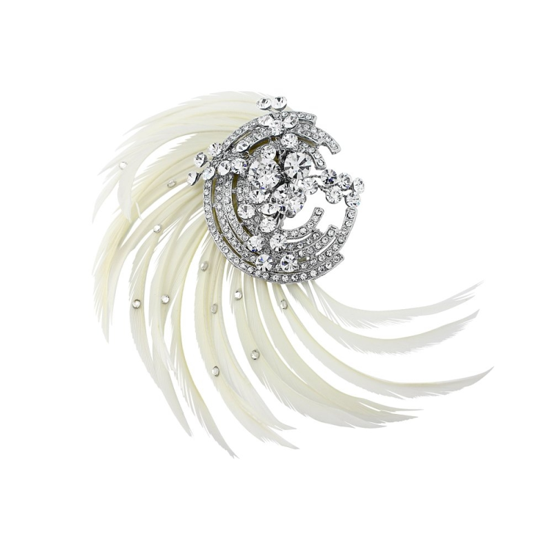 Adoria Luxe Feather Headpiece - SASSB HP-14
