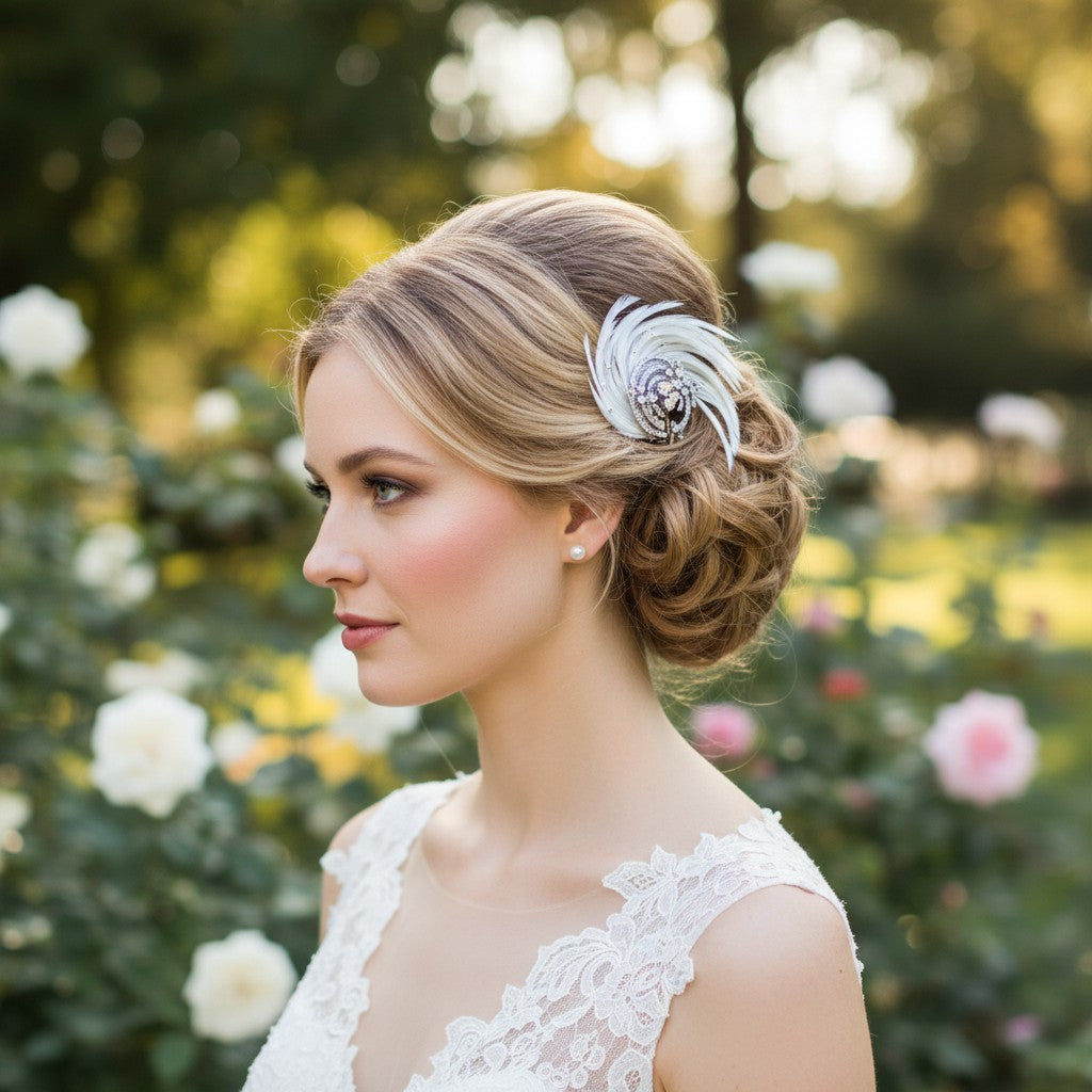 Adoria Luxe Feather Headpiece - SASSB HP-14
