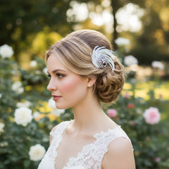 Adoria Luxe Feather Headpiece - SASSB HP-14