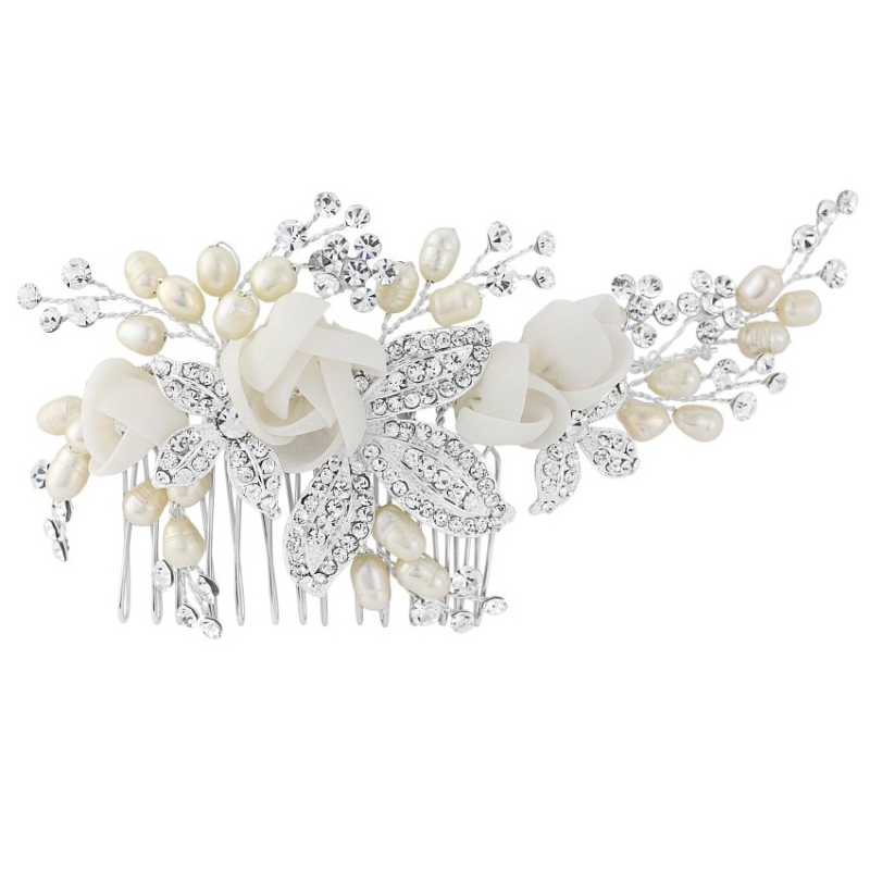 Freya Luxe Hair Comb - SassB HC22 SILVER