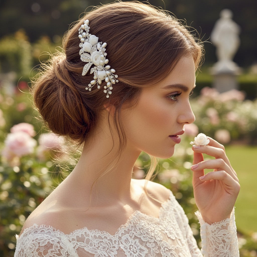 Freya Luxe Hair Comb - SassB HC22 SILVER