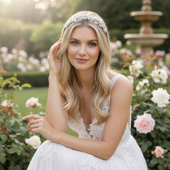 Sofia Luxe Pearl Headband - SassB HDB22