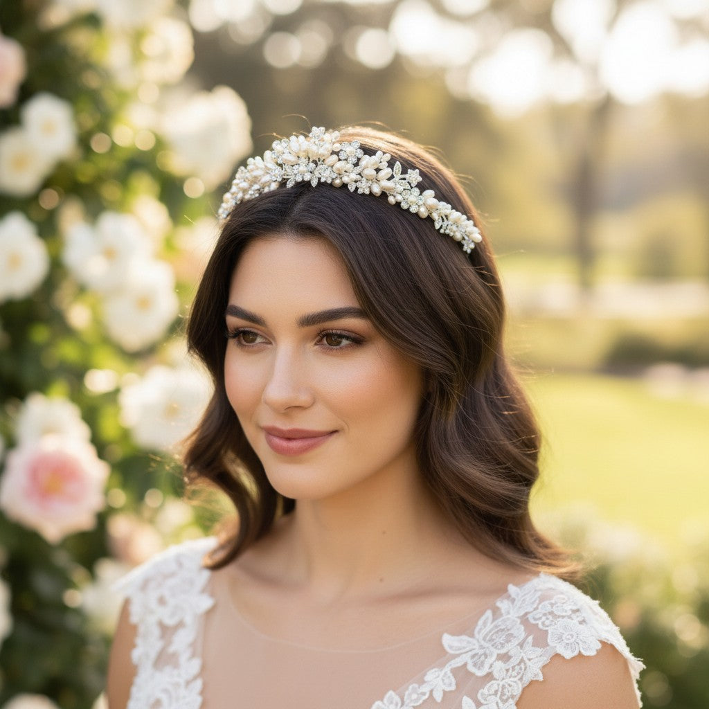 Valentina Luxe Pearl Tiara - SASSB - Tiara 10