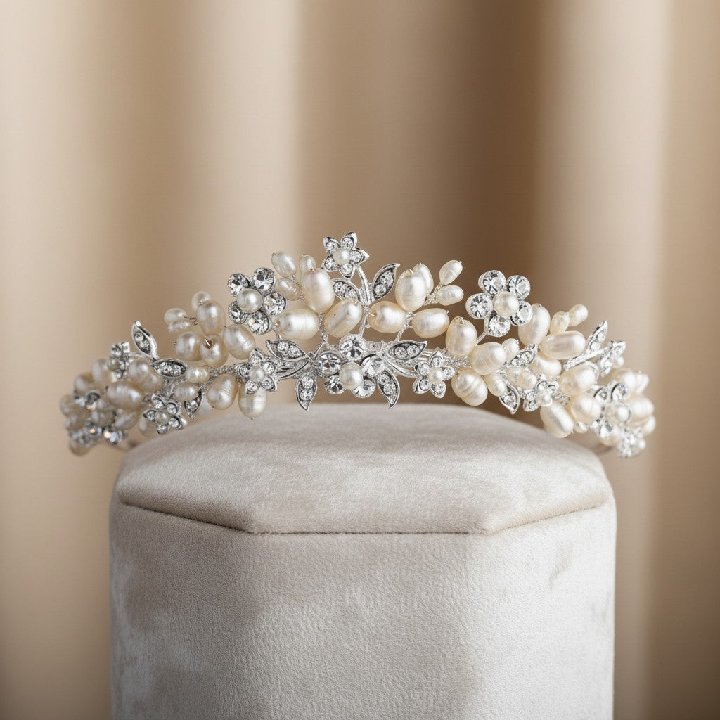 Valentina Luxe Pearl Tiara - SASSB - Tiara 10