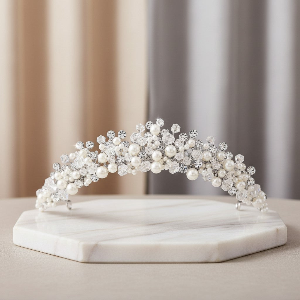 Marietta Luxe Pearl Tiara - Tiara 11  - SASSB