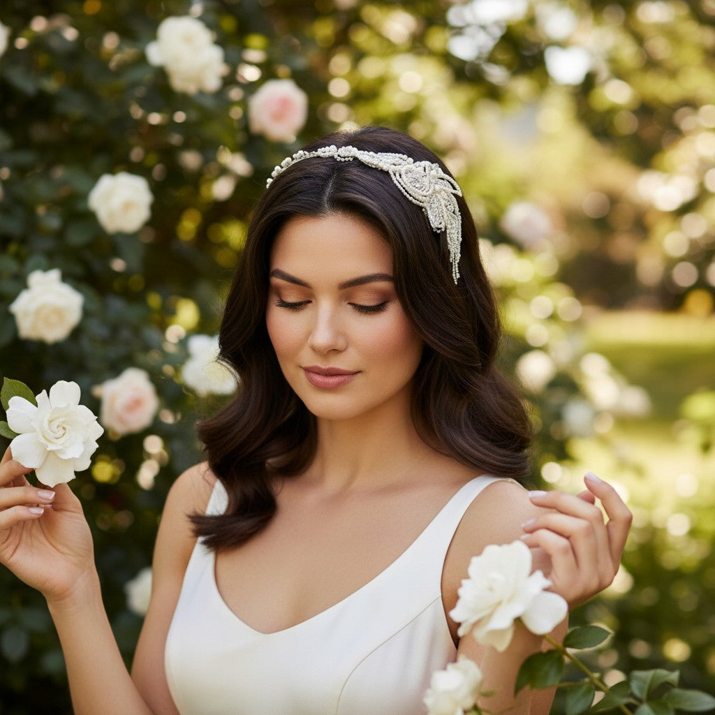 MABEL Luxe Pearl Headband  - SASSB - HDB25
