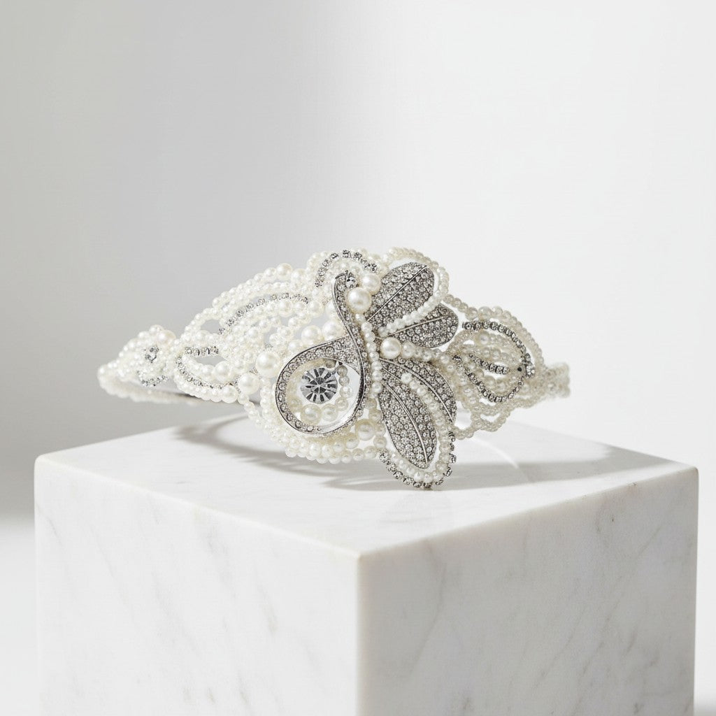 MABEL Luxe Pearl Headband  - SASSB - HDB25
